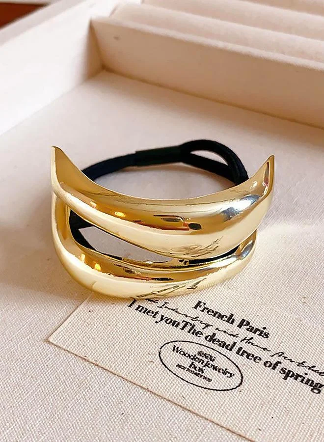 Take Two Gold Tone Ponytail Holder Ring