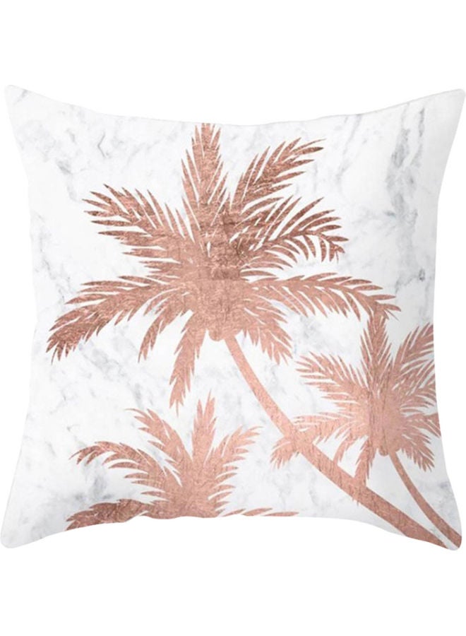 نيبمينينت غطاء وسادة مطبوع أبيض/وردي/رمادي 45x45سم