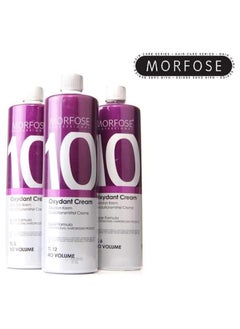 MORFOSE Morfose 3% Peroxide 10 Volume Cream - Gentle Hair Dye Activator (1000ml)  - Image 2
