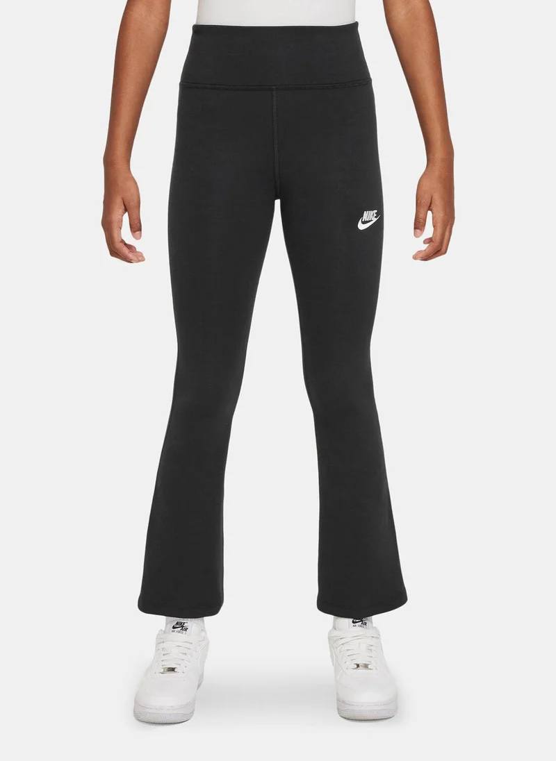 Nike Kids' Sportswear Classic High-Waisted Flared Leggings