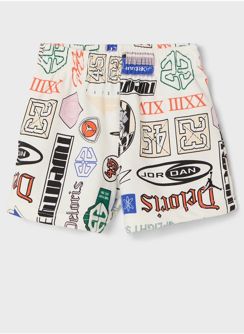 Jordan Kids Jordan Brooklyn Aop Shorts  - Image 4