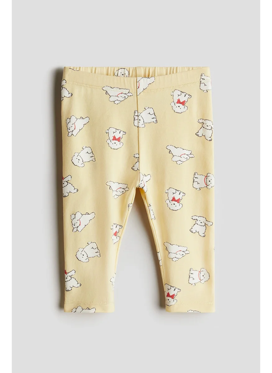 اتش اند ام Printed Cotton Leggings