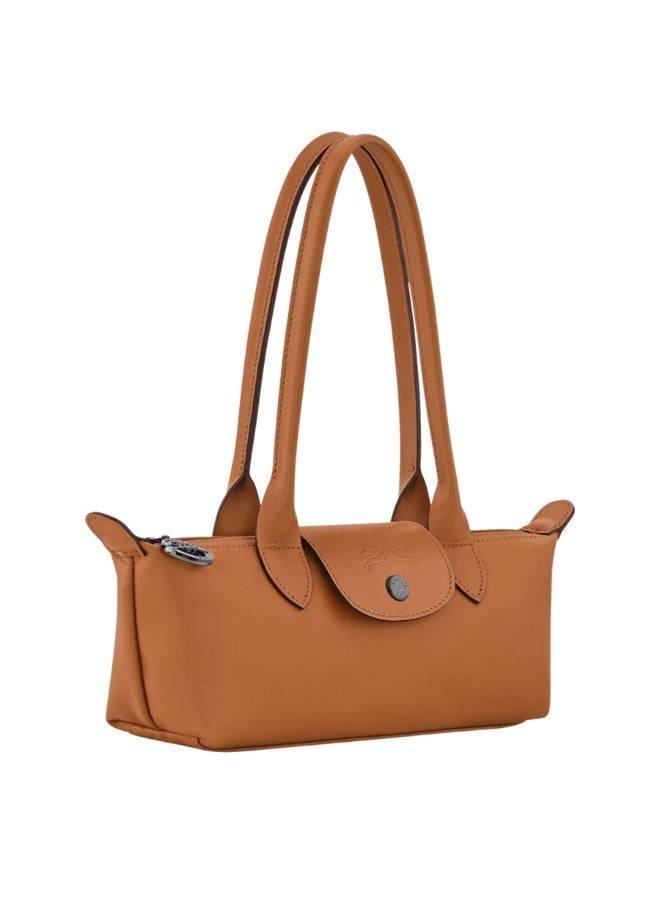 Longchamp Le Pliage Cognac Brown Slim Baguette Underarm Shoulder Tote Bag - Image 2
