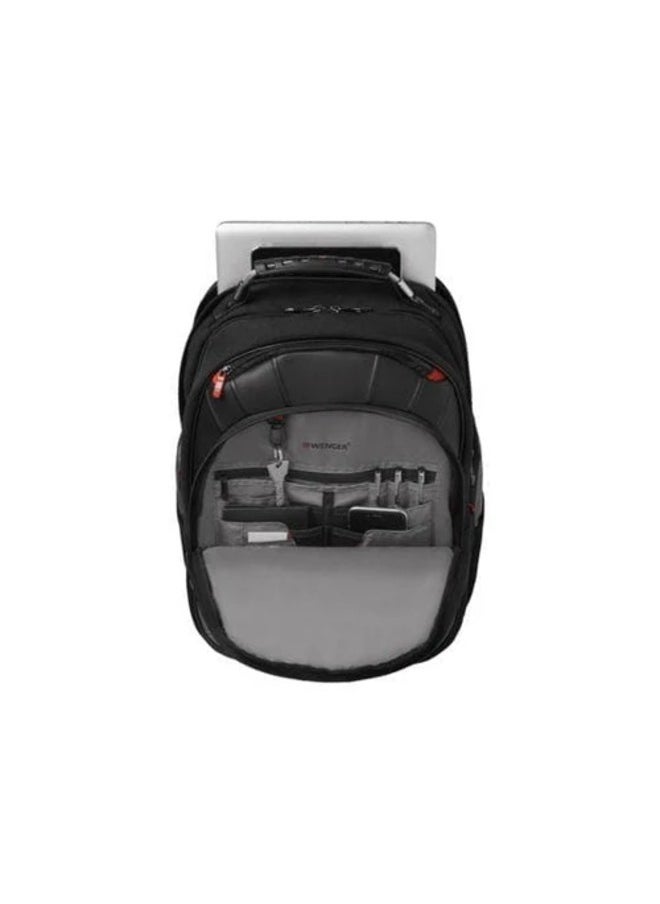 Wenger - Pegasus 17 Inch Laptop Backpack - Black/Grey - Image 1