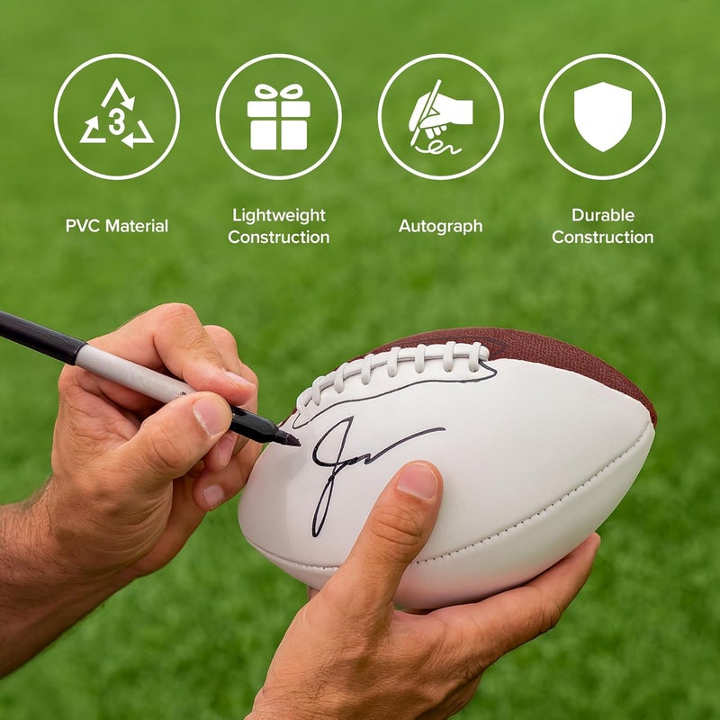 Baden Autograph Football - White Panels - Image 4