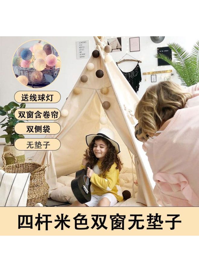 Children's Tent Indoor Playhouse Home Baby Boys Girls Princess Castle Small House Toy House Indian - Image 1