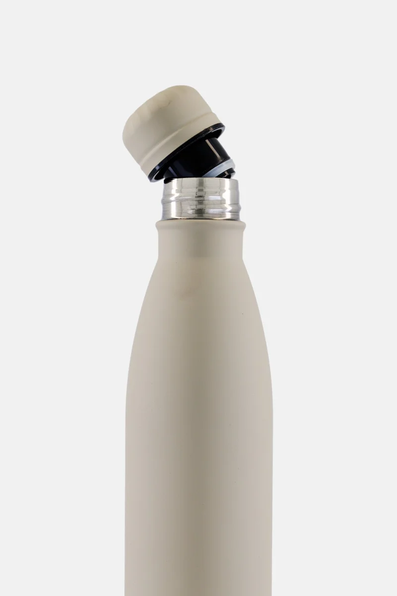 Muy Mucho Double Wall Steel Bottle 500ml, Grey