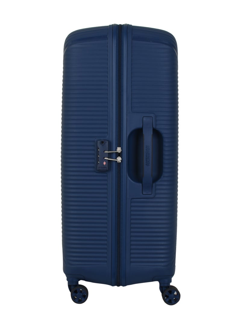 AMERICAN TOURISTER MAXPLUS  79CM  Large  Size Luggage  TSA NAVY BLUE - Image 3