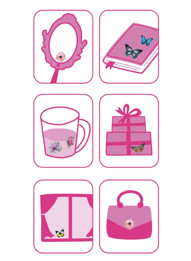 Avenir 3D Stickers 10 pack - Flower Multicolour | These beautiful and realistic-looking 3D stickers pop out to showcase a gorgeous collection. | ages 3+ - Image 3