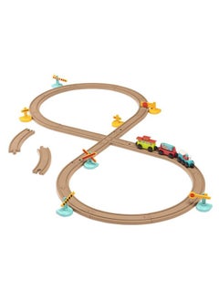 Train Set For Kids, Toddlers 29Pc Train Track Play Set With Trains And Accessories Developmental Toy All Aboard Train Set 2 Years + Fits Thomas, Brio, Chuggington