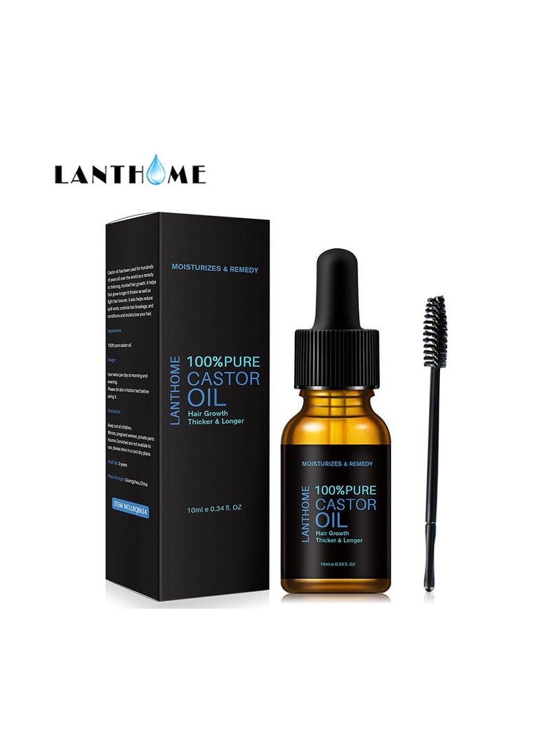 Lanthome castor oil castor oil mascara conditioner gentle moisturizing 10ml - Image 1