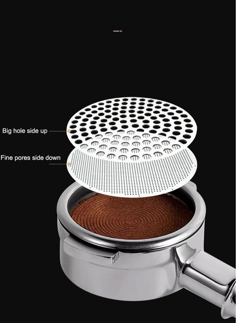 Professional 51mm Puck Screen – Double-layer 304 Stainless Steel for Improved Espresso Extraction, Even Water Distribution, and Group Head Protection          اطرح سؤالك على ChatGPT - Image 4