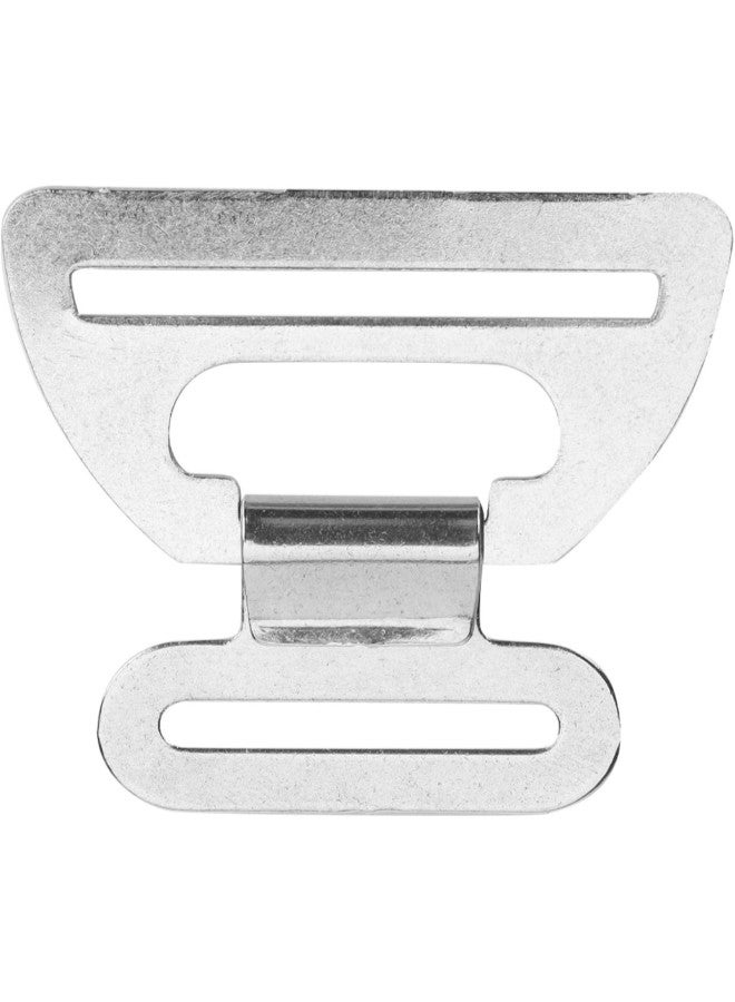 klarako 10Pcs Metal Buckles Clasp Webbing Hook Carabiner 201 Stainless Steel for Backpack Strap Metal Stamping Accessory  - Image 1