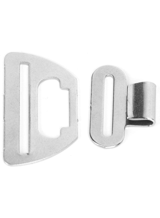 klarako 10Pcs Metal Buckles Clasp Webbing Hook Carabiner 201 Stainless Steel for Backpack Strap Metal Stamping Accessory  - Image 3