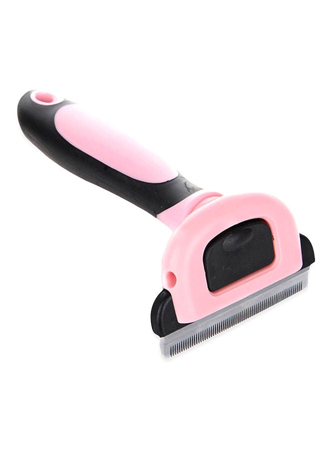 NIBEMINENT Pet Hair Comb Pink/Black Medium