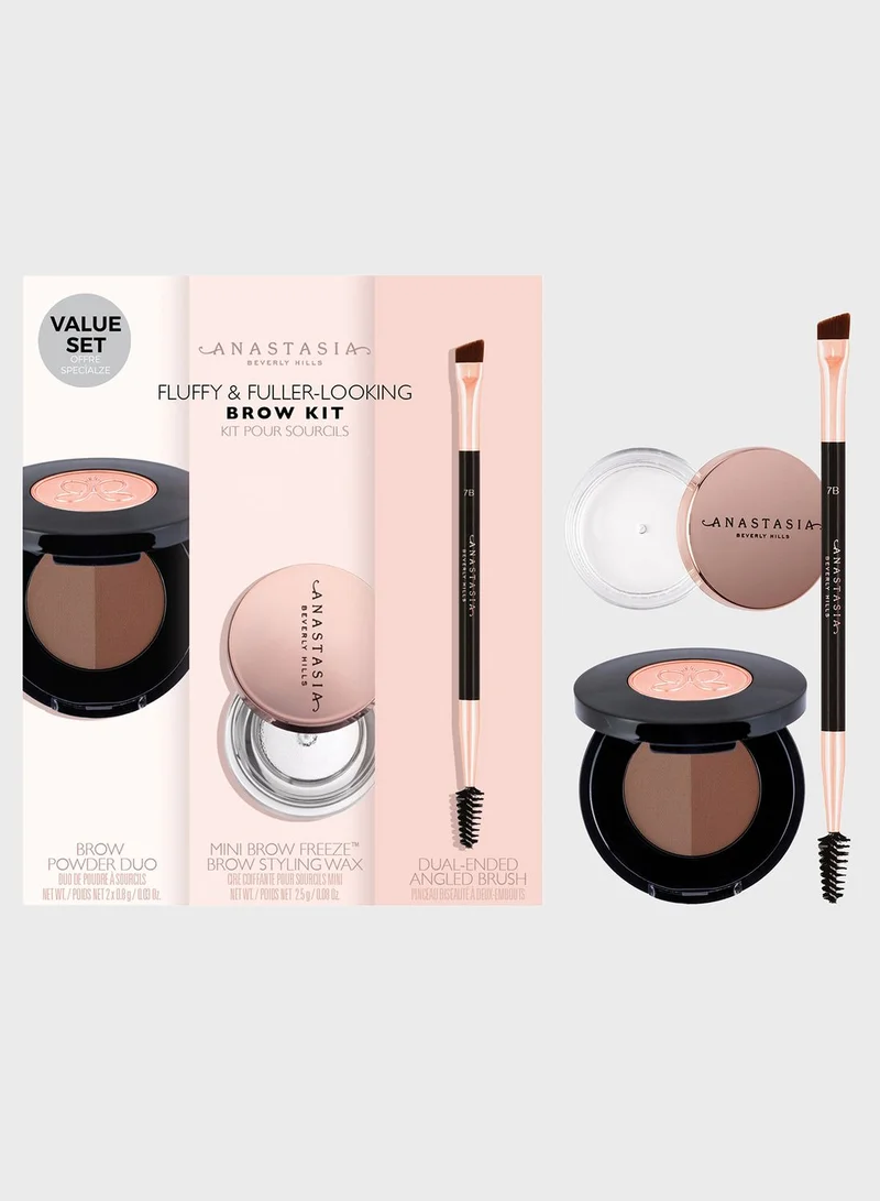 ANASTASIA BEVERLY HILLS Fluffy & Fuller Looking Brow Kit - Soft Brown