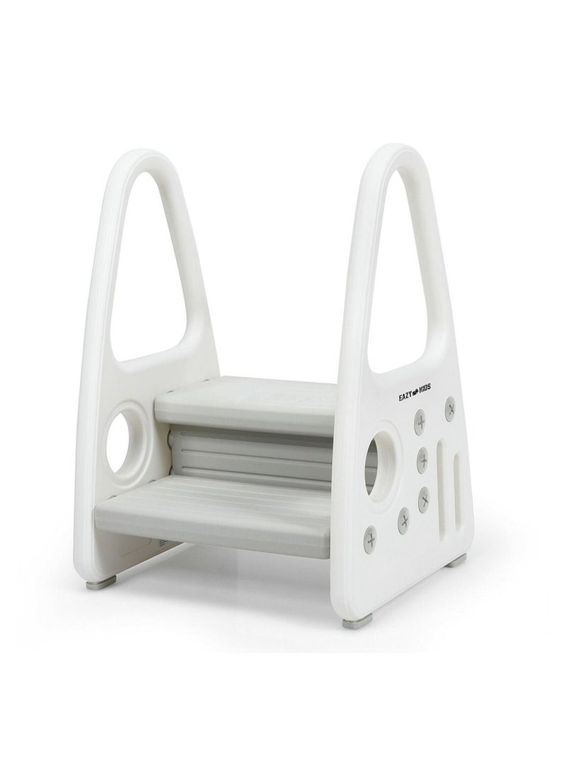 Eazy Kids Eazy Kids 2 Step Stool-Grey  - Image 1