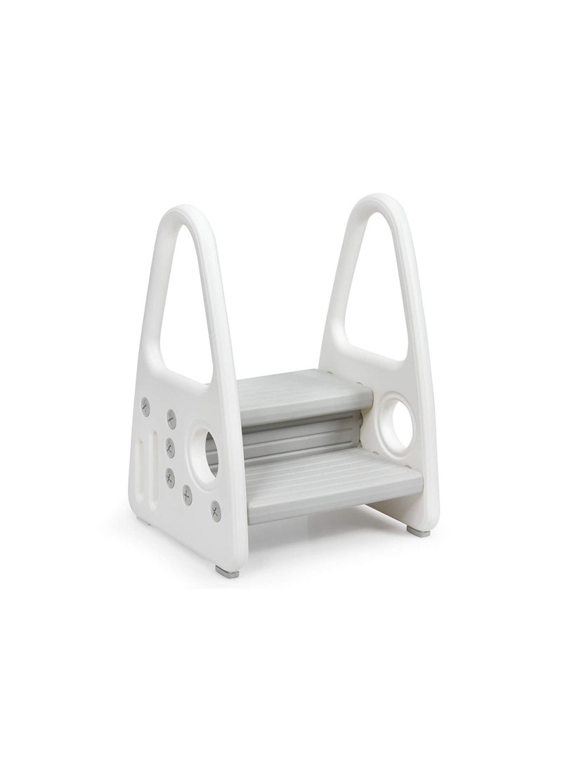 Eazy Kids Eazy Kids 2 Step Stool-Grey  - Image 2