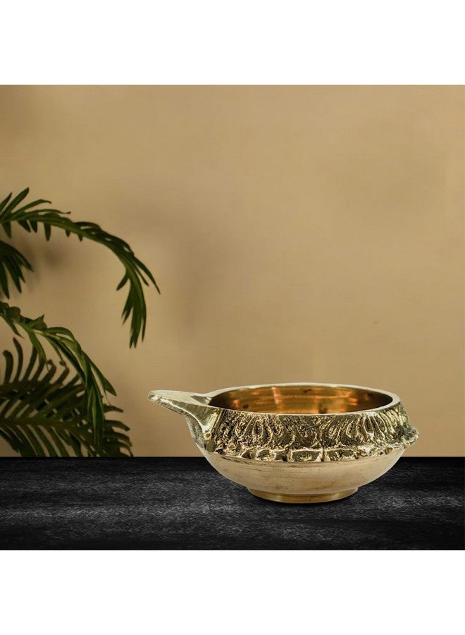 Torppeza Brass Kuber Diyas Oil Lamps for Puja Room Decoration and Diwali Festival Pack 10 - Image 5