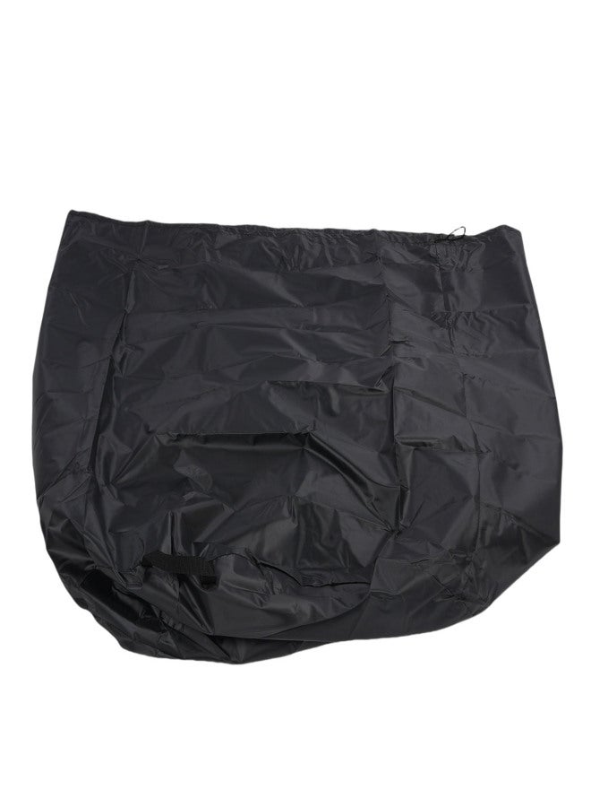 Wood Chipper Shredder Cover Silver Coated Oxford Cloth Dust Proof Rain Proof Leaf Mulcher Cover for Outdoor - Image 5