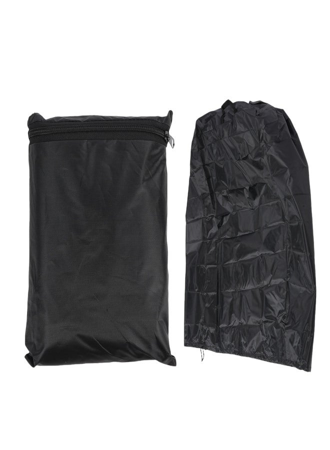 Wood Chipper Shredder Cover Silver Coated Oxford Cloth Dust Proof Rain Proof Leaf Mulcher Cover for Outdoor - Image 1