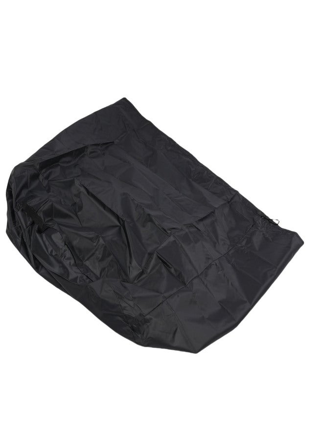 Wood Chipper Shredder Cover Silver Coated Oxford Cloth Dust Proof Rain Proof Leaf Mulcher Cover for Outdoor - Image 3