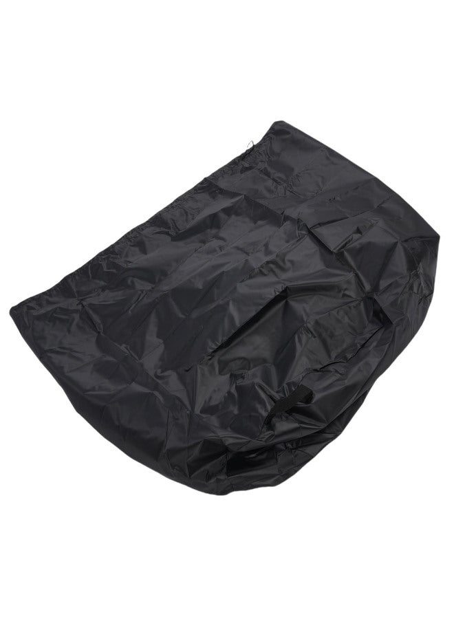 Wood Chipper Shredder Cover Silver Coated Oxford Cloth Dust Proof Rain Proof Leaf Mulcher Cover for Outdoor - Image 4