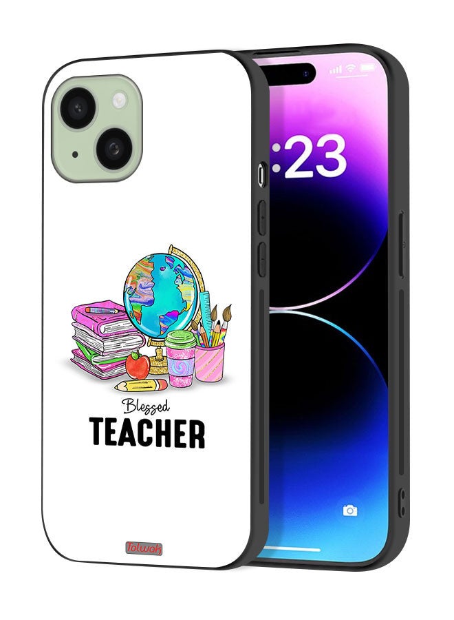 Tolwak Apple iPhone 15 Plus Protective Case Cover Blessed Teacher - Image 1
