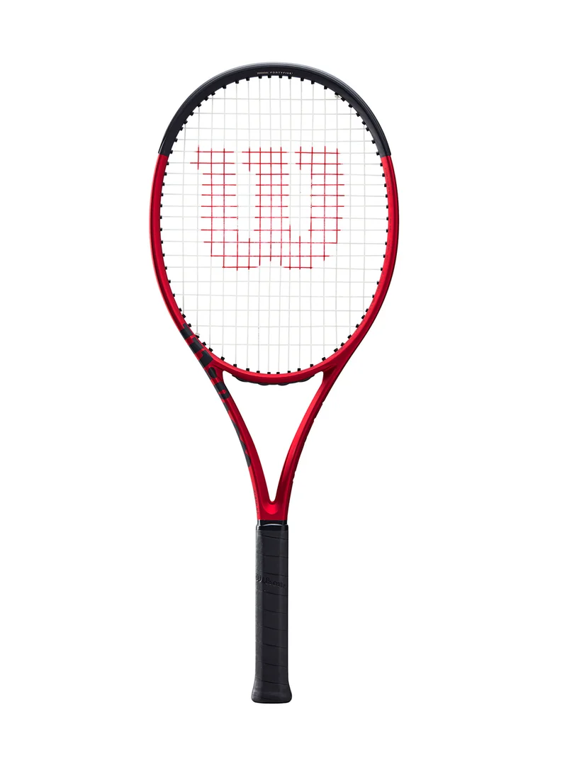 Clash 98 V2 Tennis Racket, 16x20, Adults, Intermediate/ Advanced - Red/ Black