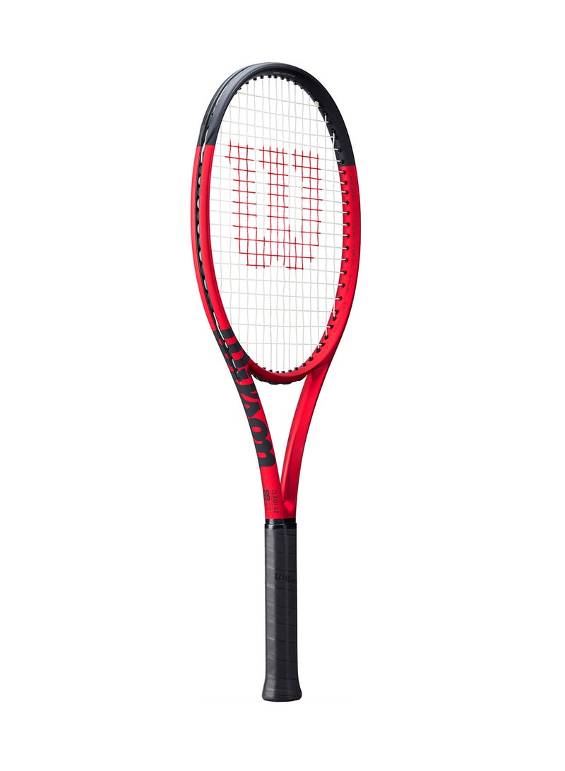 Wilson Clash 98 V2 Tennis Racket, 16x20, Adults, Intermediate/ Advanced - Red/ Black - Image 2