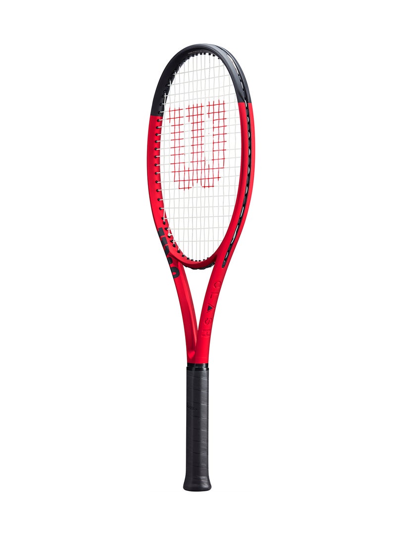 Wilson Clash 98 V2 Tennis Racket, 16x20, Adults, Intermediate/ Advanced - Red/ Black - Image 3