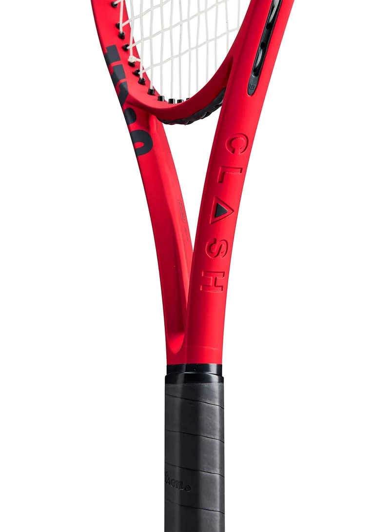 Wilson  Clash 98 V2 Tennis Racket, 16x20, Adults, Intermediate/ Advanced - Red/ Black  | Best Price UAE