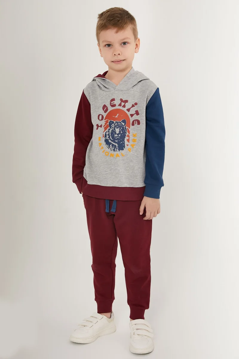 روليبولي Nationals Park Gray Boys Tracksuit Set