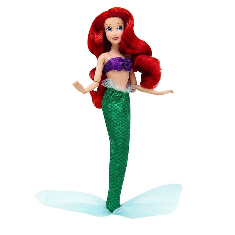 Disney Store Official Disney Princess Classic Doll (Ariel from The Little Mermaid), 11 Inches, Includes Brush with Molded Details, Fully Posable Toy in Classic Outfit - Disney Princess Toys for Girls - Image 5