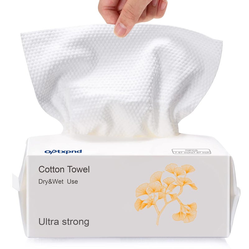 Disposable Face Towel Face Cloth for Washing Thicker Disposable Face Cleaning Towelettes for Women Soft Face Towel for Cleanser Office Travel Makeup Remove