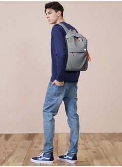 XiuWoo Backpack Business Travel Laptop Bag USB Charging Large Capacity School Bag - Grey  - Image 4