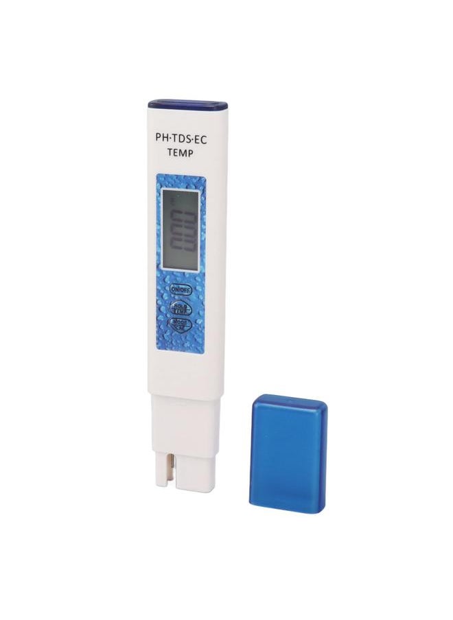 Thoraya Digital Water Tester Pen 4 in 1 Accurate Sensitive Portable PH TDS EC Temperature Water Quality Meter Blue  - Image 4