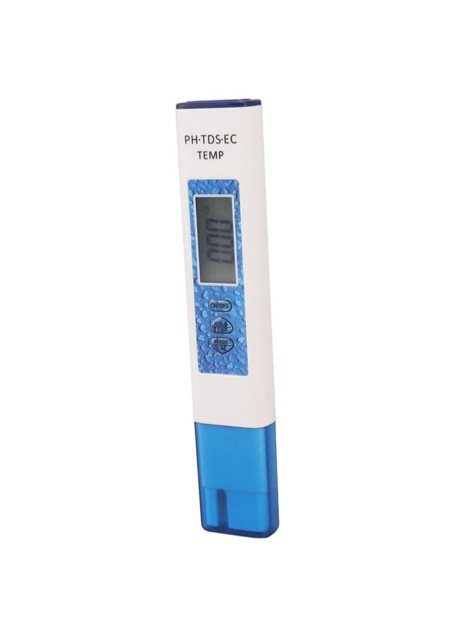 Thoraya Digital Water Tester Pen 4 in 1 Accurate Sensitive Portable PH TDS EC Temperature Water Quality Meter Blue  - Image 3