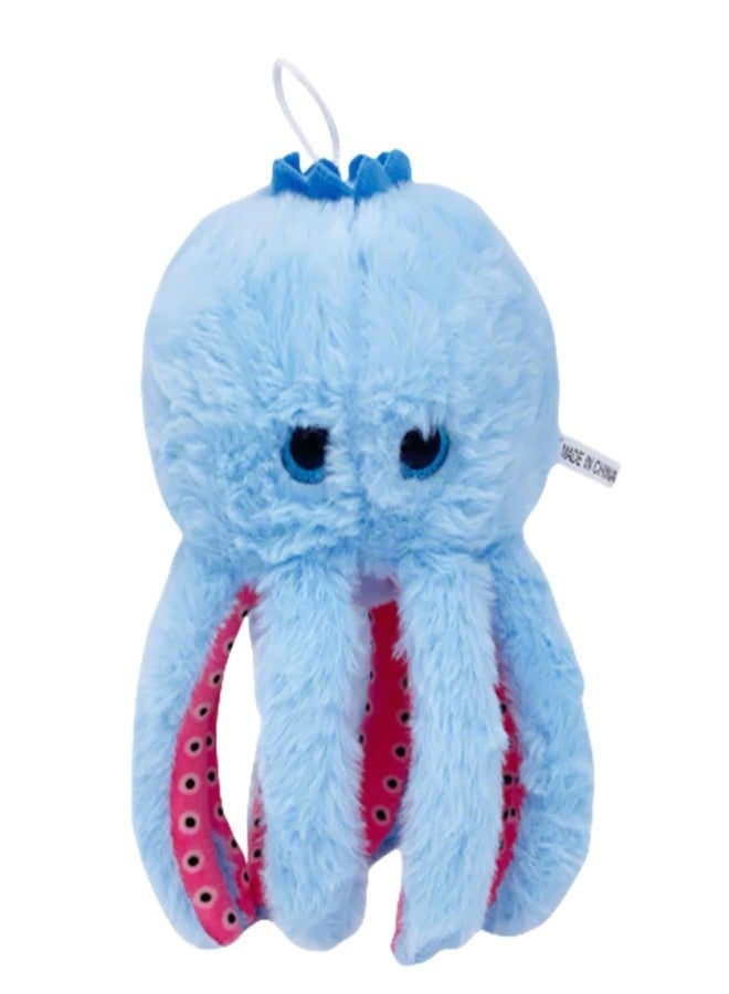 CartHome ألعاب كارت هوم الإيطالية من برينروت، ألعاب برينروت القطيفة بتصميم الأخطبوط الأزرق، لعبة تراليرو ترالالا، لعبة تونغ تونغ تونغ ساهور الناعمة كهدية للأطفال أو للمناسبات الخاصة - Image 1