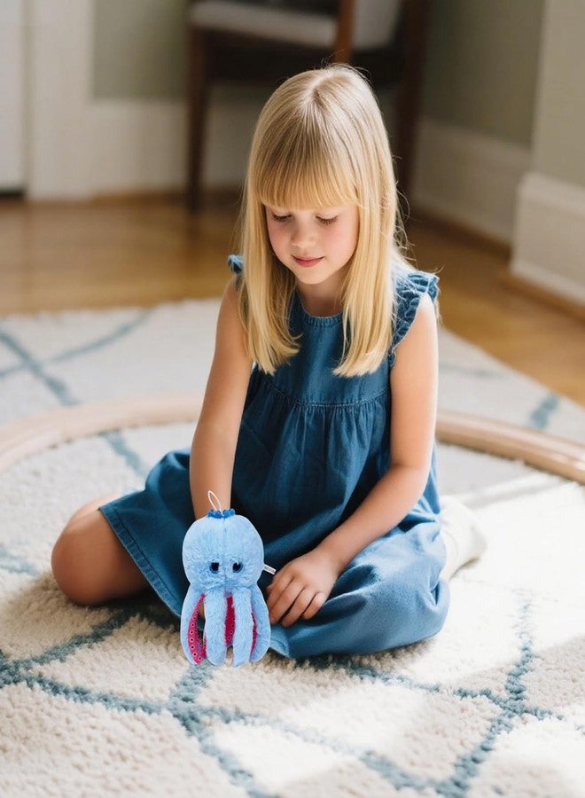 CartHome ألعاب كارت هوم الإيطالية من برينروت، ألعاب برينروت القطيفة بتصميم الأخطبوط الأزرق، لعبة تراليرو ترالالا، لعبة تونغ تونغ تونغ ساهور الناعمة كهدية للأطفال أو للمناسبات الخاصة - Image 5