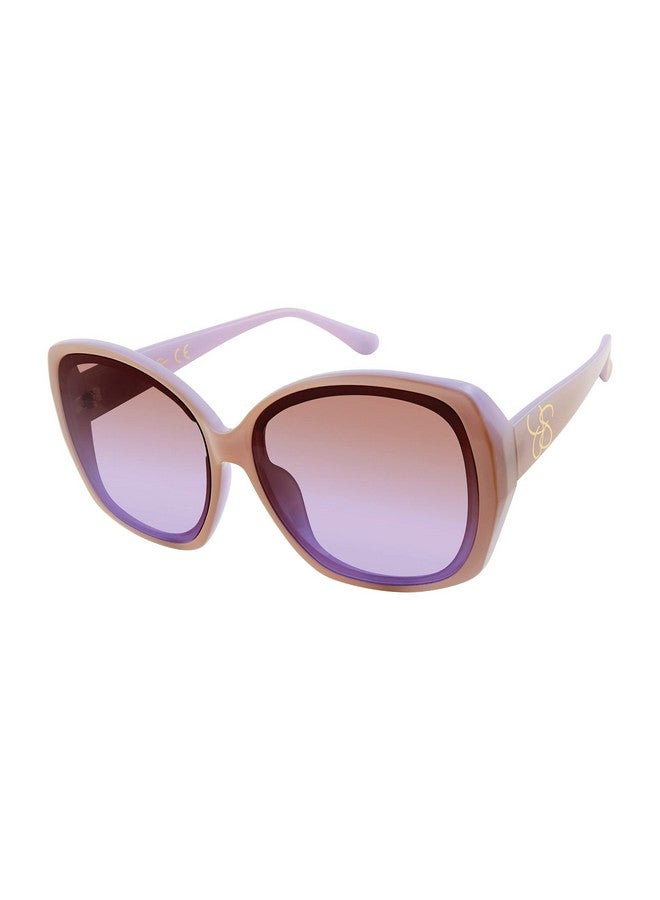 Jessica Simpson Women'S J5839 Oversized Butterfly Sunglasses With Uv400 Protection - Glamorous Sunglasses For Women, 60Mm - Image 1