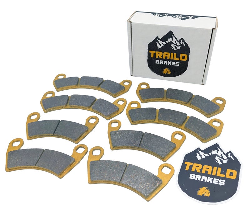 طقم وسادات فرامل سيراميك أمامية وخلفية لسيارة Traild Polaris RZR XP TURBOXP 4 TURBOPRO XPPRO XP 4 20162025