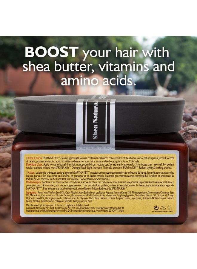Saryna Key Light Damage Repair Treatment Butter Mask - African Shea Butter for Dry Hair Treatment - Rejuvenating Butter Moisturizer with Natural Keratin and Vitamins A, E, F(300ml/10.14oz) - Image 2