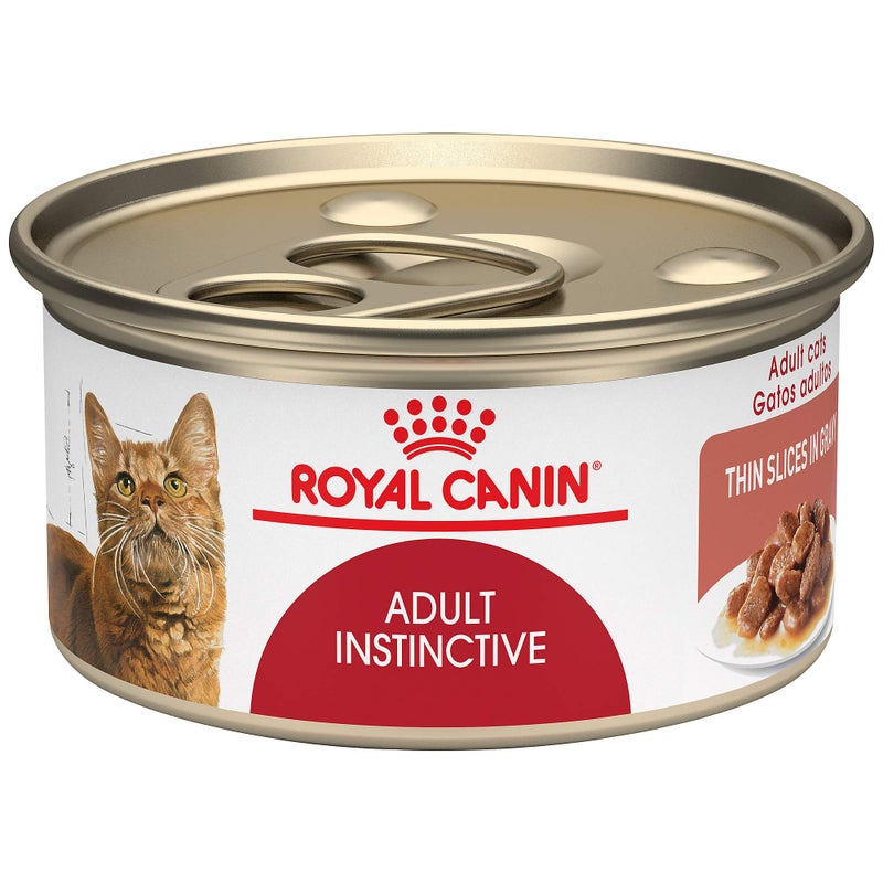 Royal Canin Feline Health Nutrition Adult Instinctive Adult Thin Slices in Gravy Cat Food, 3 oz (Pack of 24) - Image 1