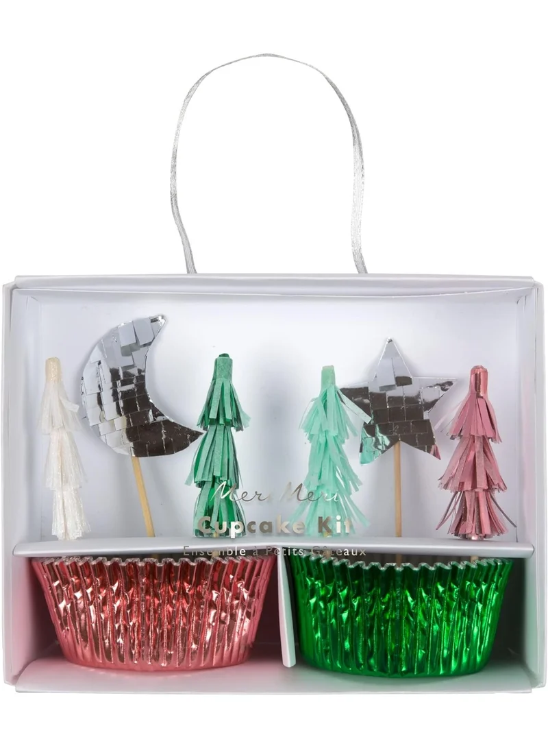 Meri Meri Festive Tree Cupcake Kit