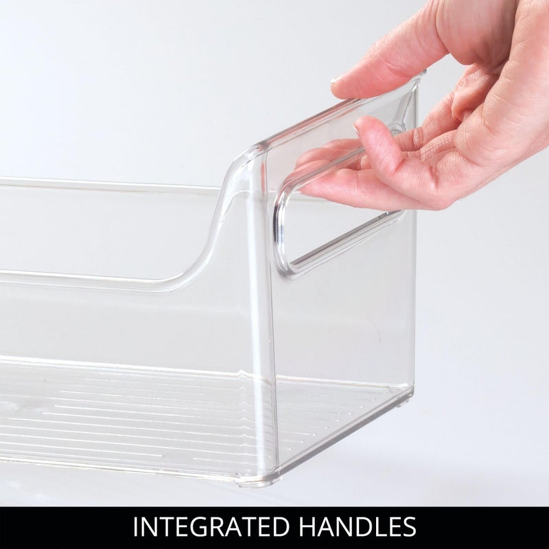 InterDesign iDesign Plastic Condiment Organizer with Handles for Fridge - Clear - Made in USA - Image 5