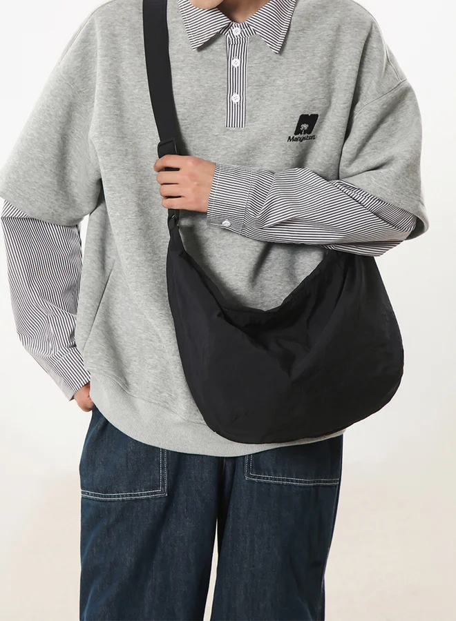 Take Two solid Zip Closure shoulder bag