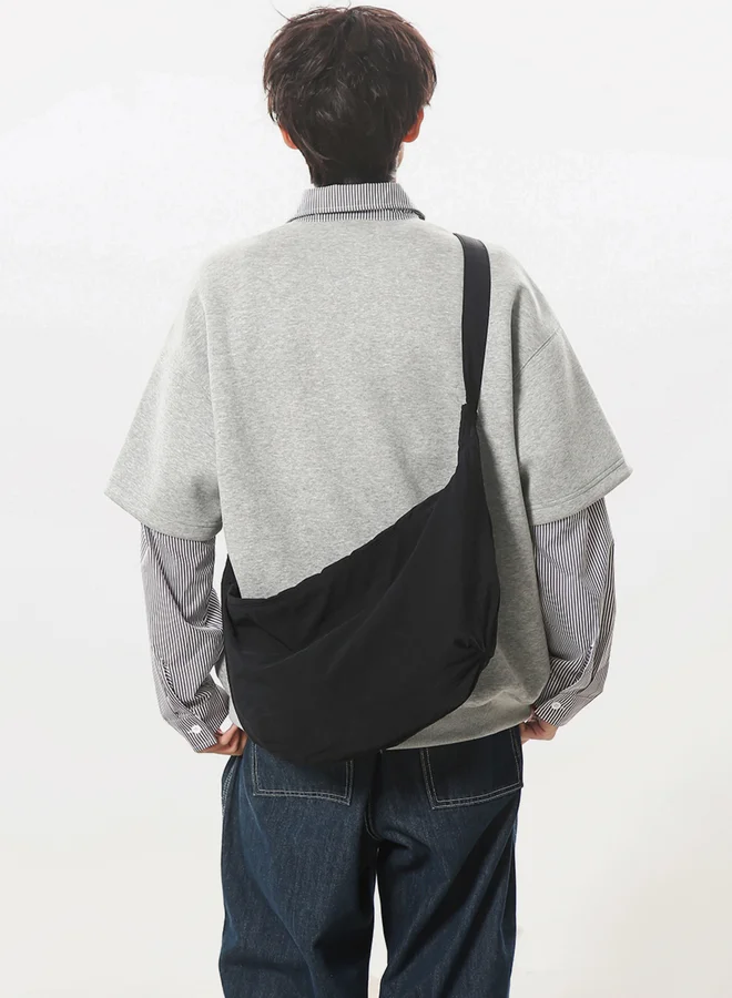 Take Two solid Zip Closure shoulder bag
