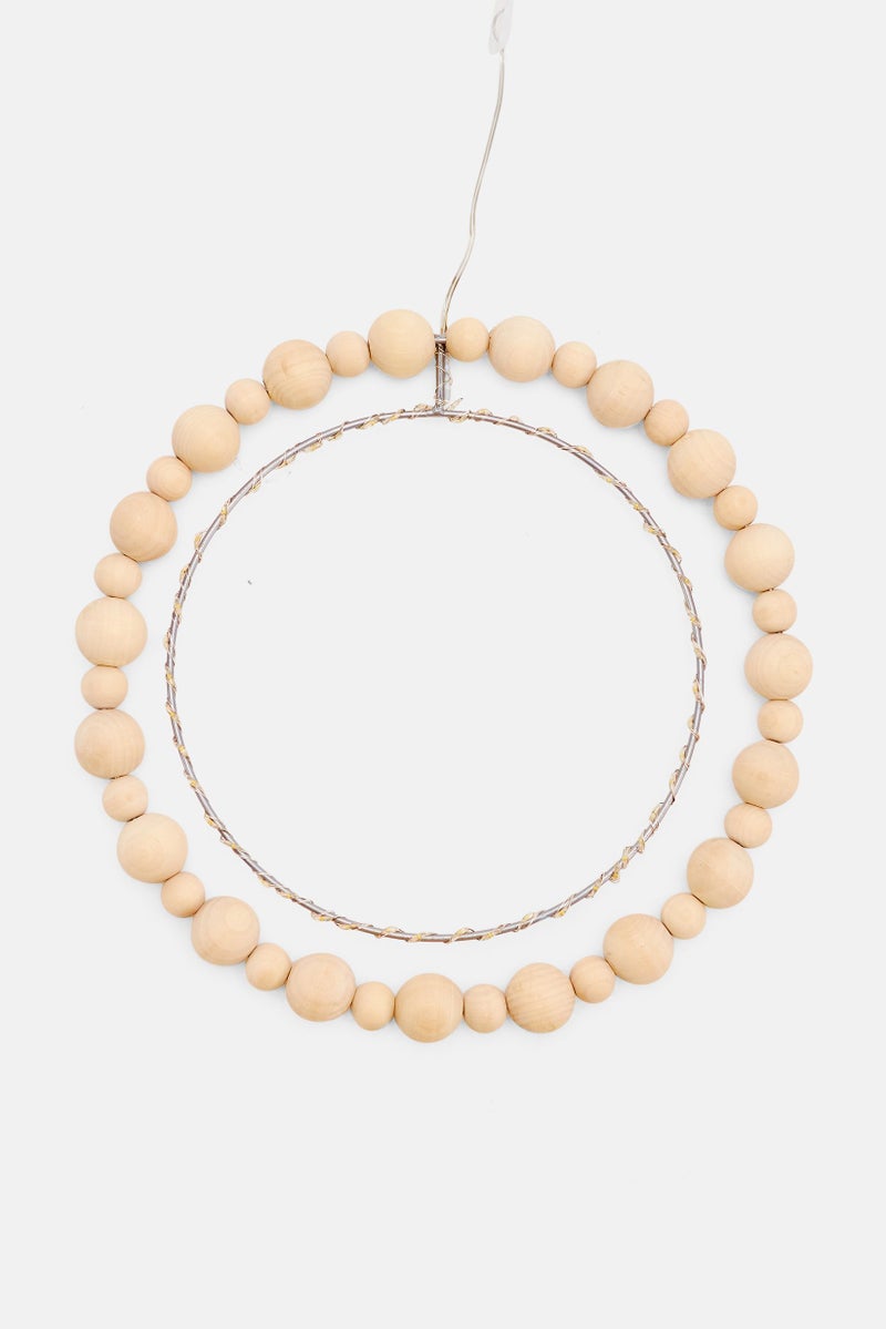 Tchibo LED Ring Wooden Balls, Ivory Combo - Image 2