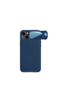 Nillkin Camshield Leather S Case Cover iPhone 14 Plus - Blue